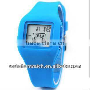 Rhinestone Silicone Geneva alarm Watches Men.
