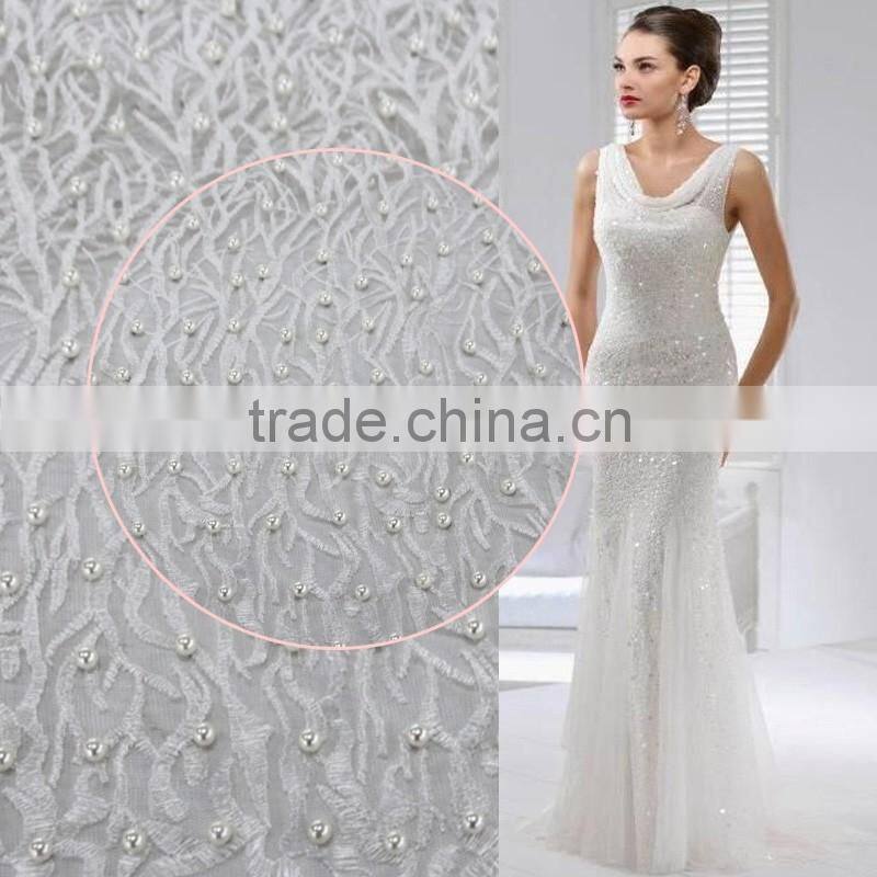 2016 Top one ladies suits bulk lace fabric design/Amazing bridal lace fabric