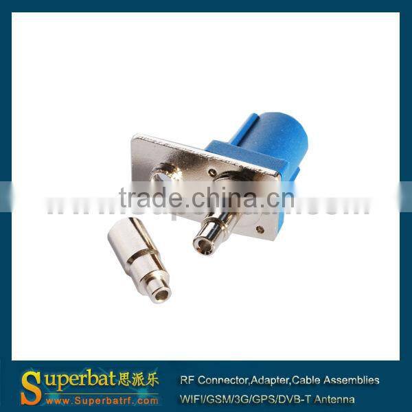 Fakra Plug Front mount Blue for GPS telematics or navigation