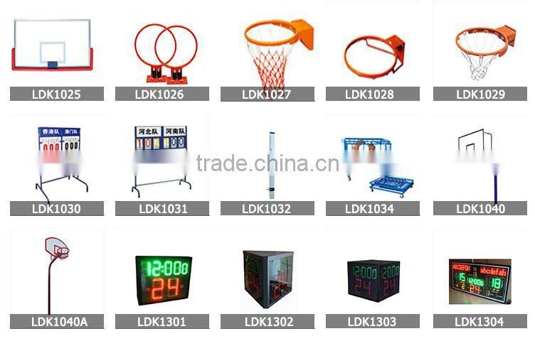 Sports equipment petrel double basketball stand for sale