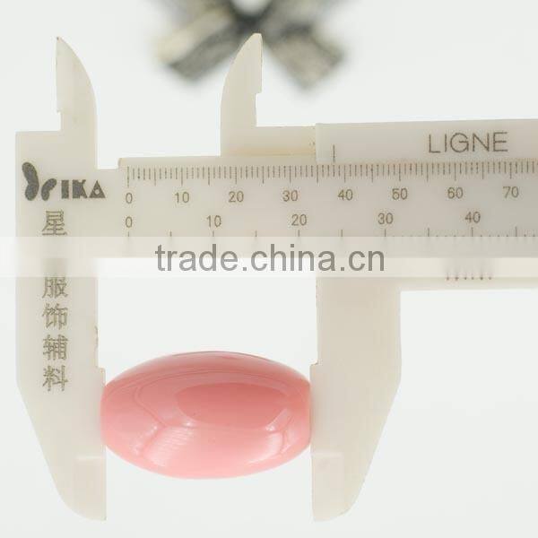 pink oval resin swimsuit buckle for open sexy girl