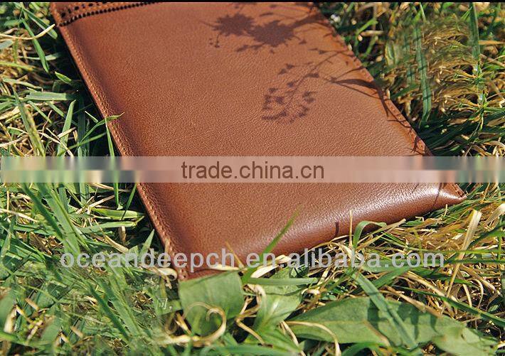 Eco felt bags for ipad mini wool bag leather case