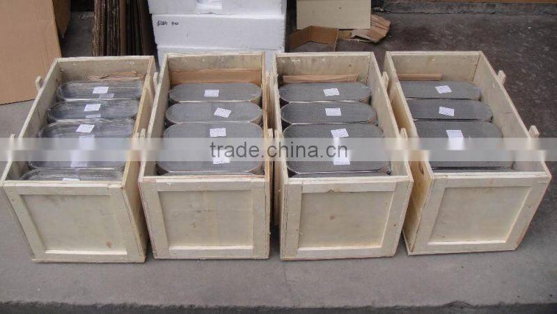 Mesh filter SUS304 4 layers mesh nets with cooper boarder coated Ni