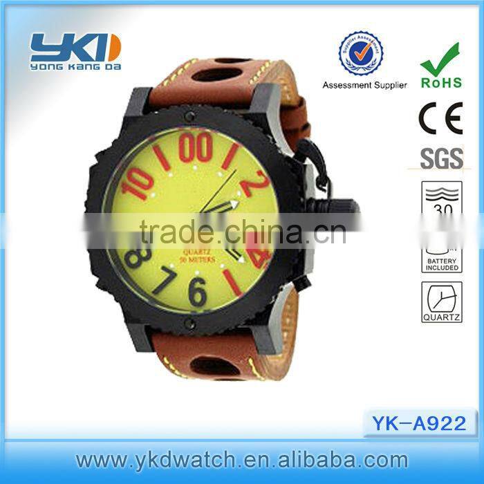 Hot quartz sports watch blue high end sports watches