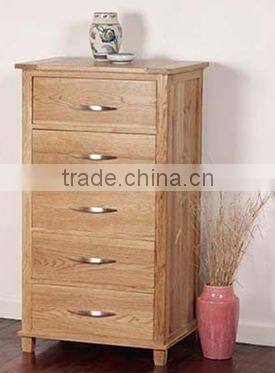 Oak wood drawers of chest