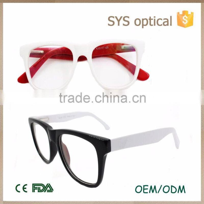 Newest design retro style kids acetate optical frame,fullrim colorful acetate baby eyewear frame