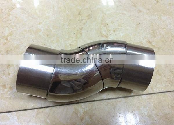 high quality wooden color aluminium handrail fitting for outdoor step
