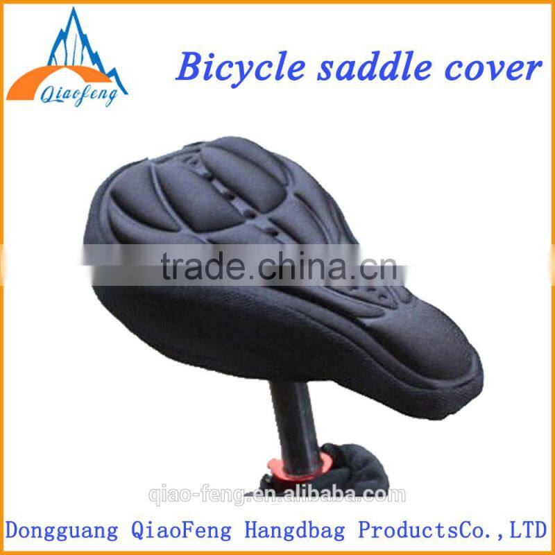 Gel Silicone comfortable breathable funny bicycle seat cover / bike saddle pad