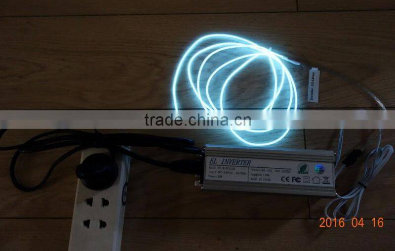 AC110V-240V 90M-120M INVERTER High luminance"Polar light 3"2.6mm Orange EL WIRE