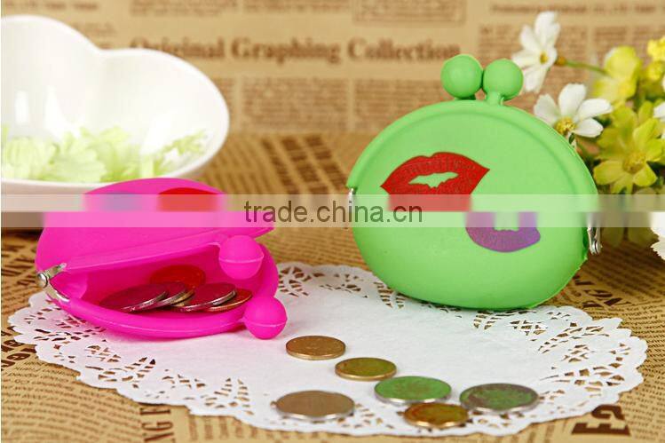 Hot Sell Cartoon Waterproof Silicone Pouch For Change