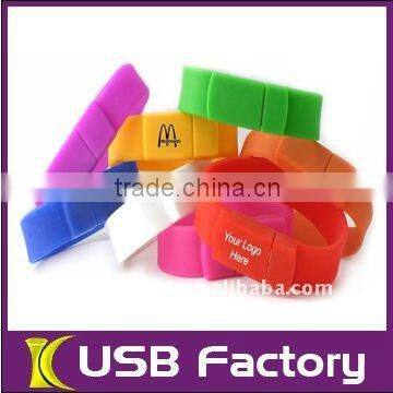 Christmas gifts stylish bracelet usb flash drive