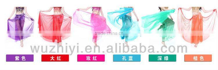 2014 High Quality Handmade Silk Beautiful Comfortable Indian Belly Dance Pants, Light Green Belly Dance Pants(2132)