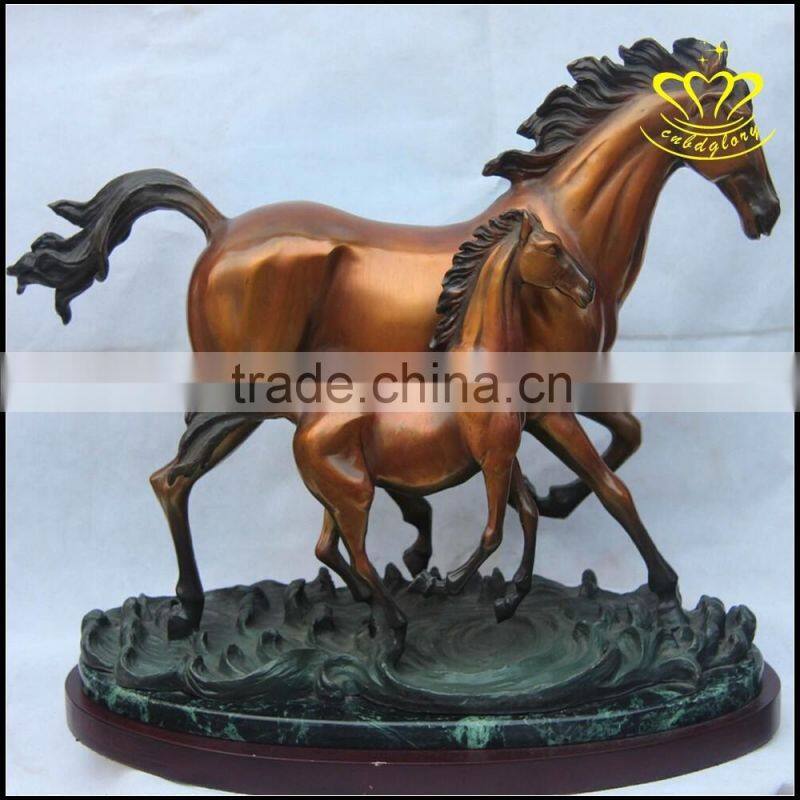 modern metal copper sculpture interior decoration figurine