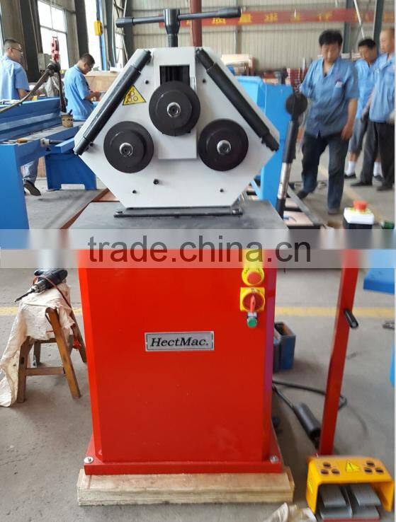 Profile tube 3 roller pipe bending machine/iron steel rolling machine made in china