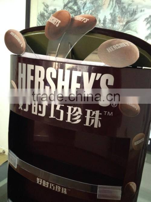 modern acrylic displays/acrylic shelf for food/display stand for selling