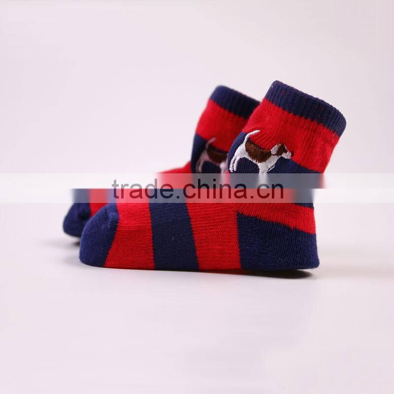 Wholesale Custom Colorful Striped Cute Newborn Baby Girl Cheapest Socks