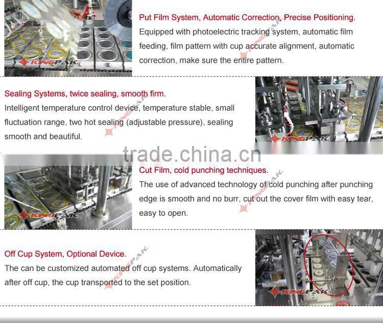 BG60A Yogurt Plastic Cup Filling And Sealing Machine