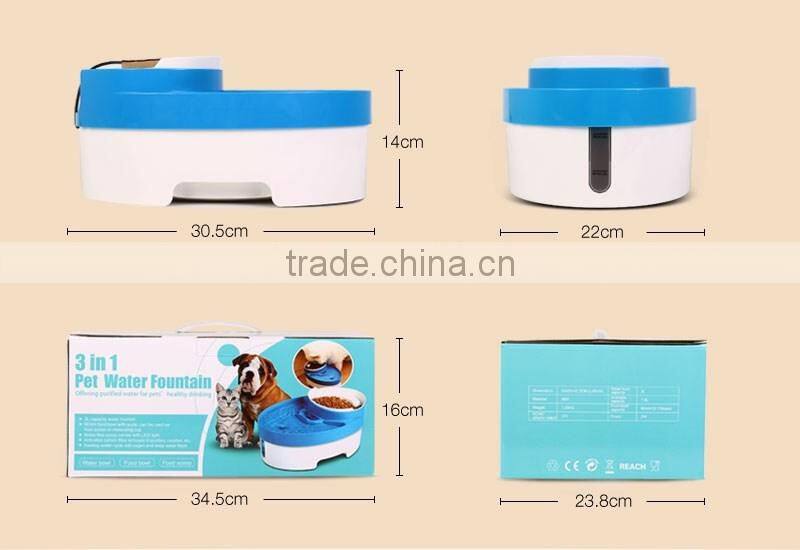 Pet Bowl, Pet Food Water Dish Feeder