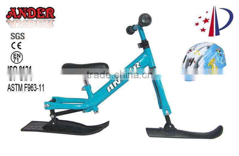 Hot sale winter outdoor Children ski bicycle with knee caps