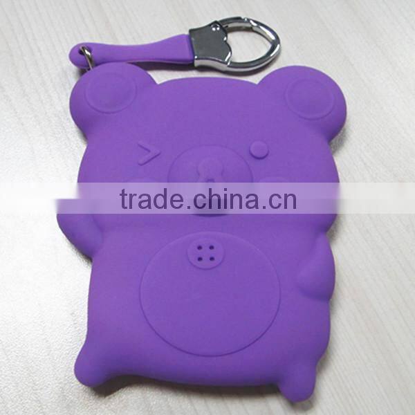 fashion rubber keychain wholesale