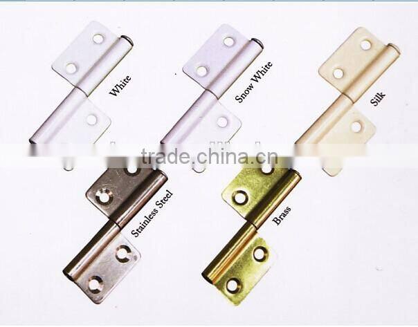 Yellow bright copper door hinges Bright light iron hinge