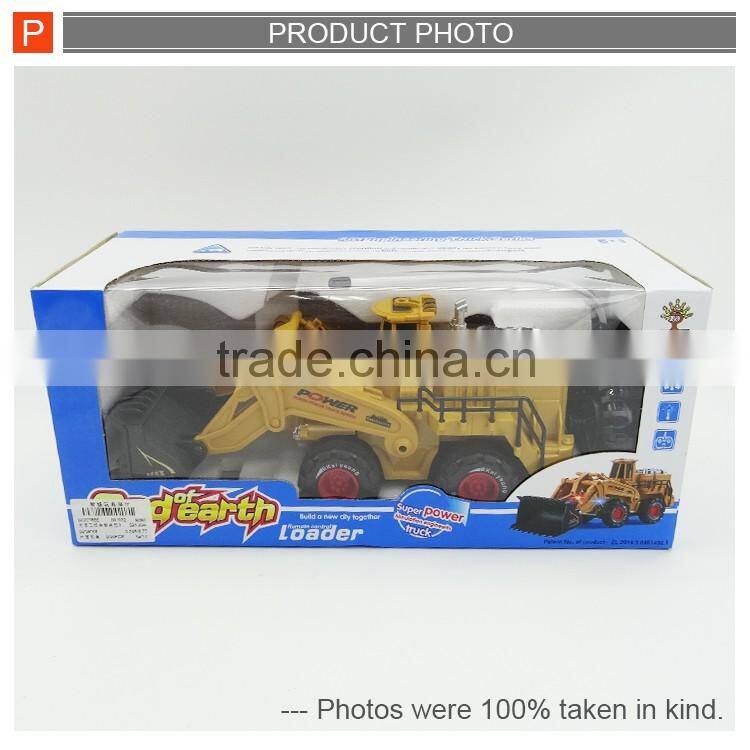 Kids car 4channels radio control toy rc construction truck