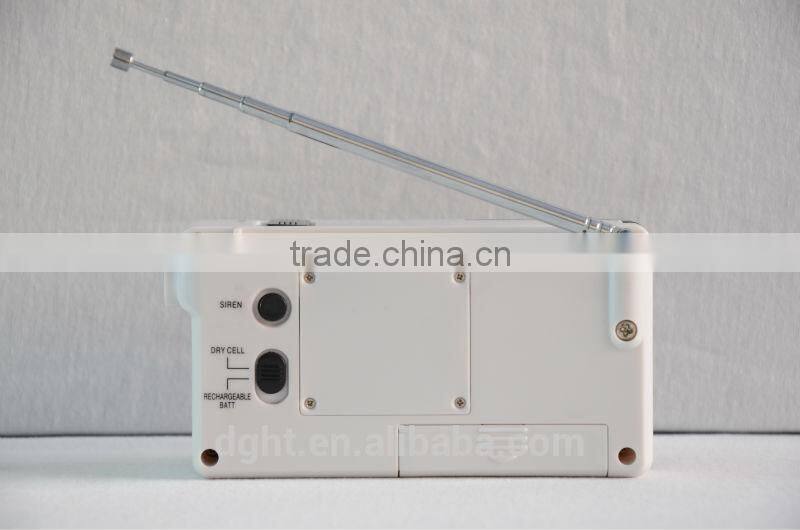 hand crank dynamo rechargeable handheld japanese radio ht-920