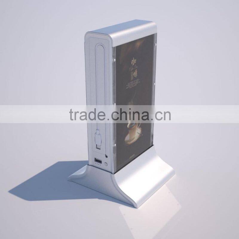 New Style menu power bank 20800mAh USB External Backup Battery Charger PowerBank for all phone