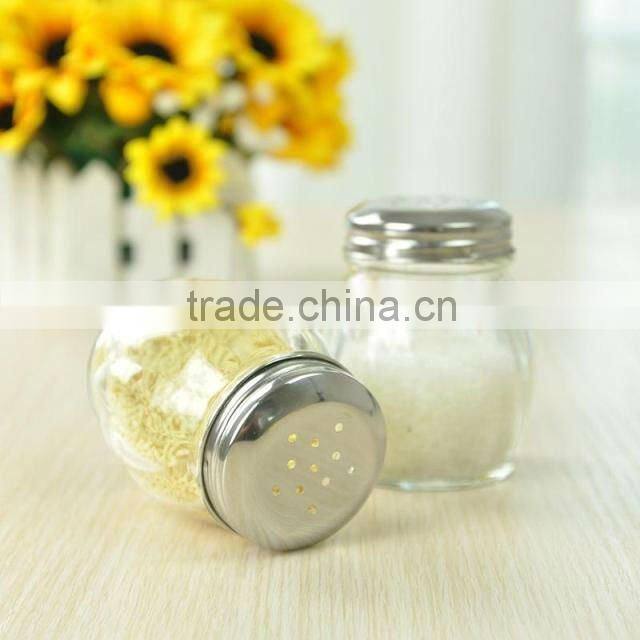 glass bottle, glass jar for kitchen spice, condiments