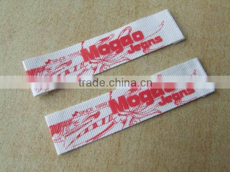 cotton printed tag