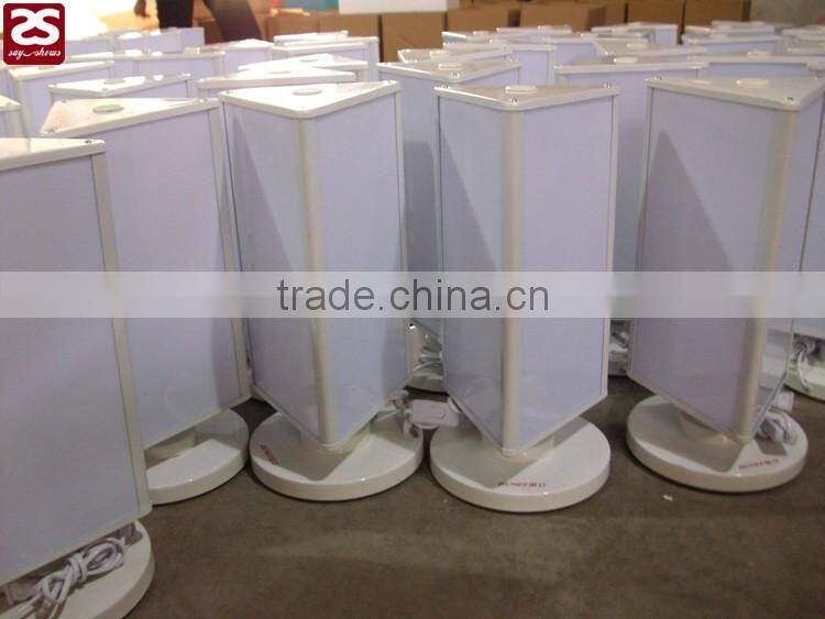 Advertising Three sides revolving light box