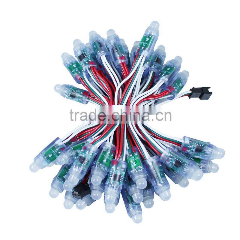 DC5V IP65 Waterproof 12mm WS2811 RGB LED pixel string light