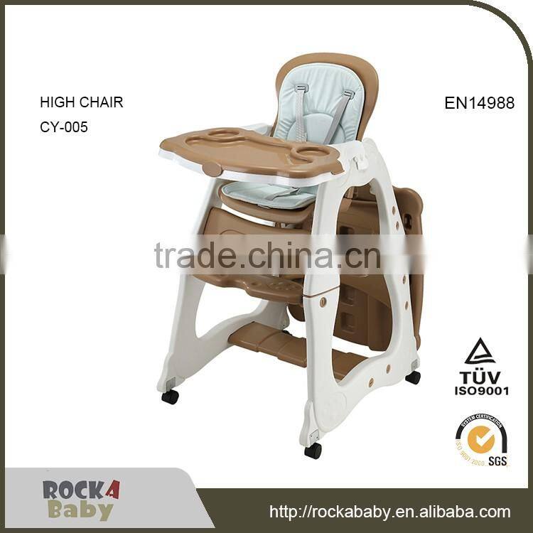 EN14988 European standard baby connection high chair baby chair for restaurant