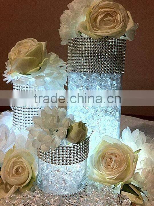 Hot sale rhinestone mesh trimming ribbon For Wedding Decorations