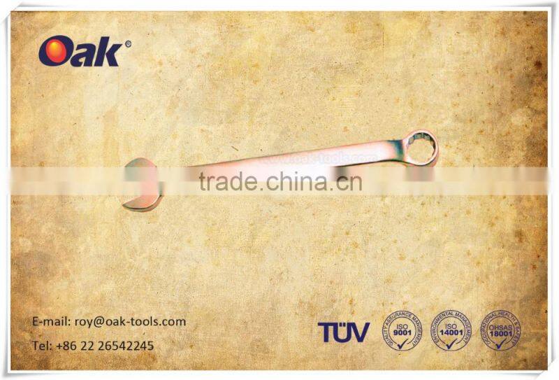 non-sparking beryllium copper double open end wrench