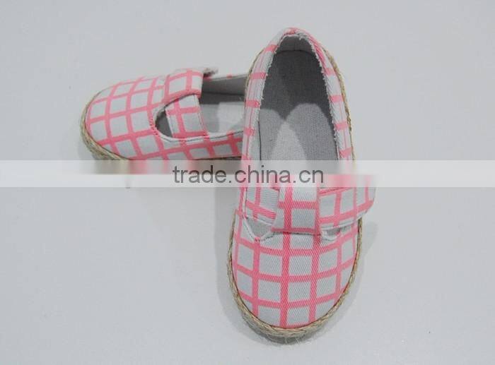 2016 baby canvas shoes girls espadrilles cheap wholesale cute jute sole shoes