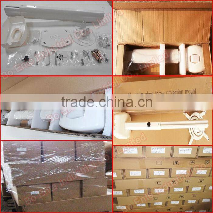 1200mm Retractable Beamer Wall Mount with Aluminum Arm