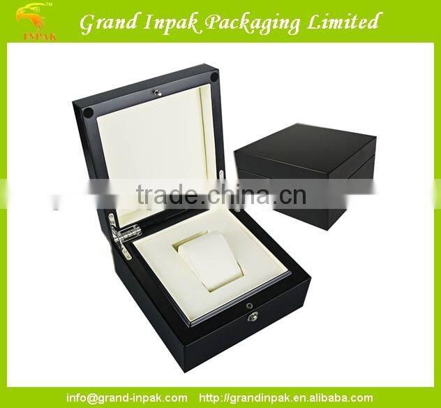 Single wooden watch storage case for men