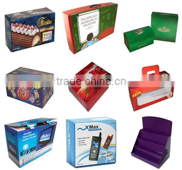 Colourful Printed Hard Cardboard Bottle Packaging Box