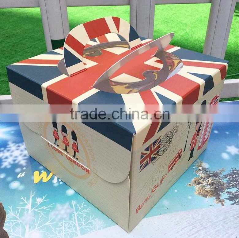 England Royal Guard Mousse cake box with factory price