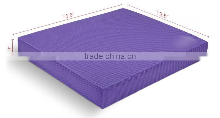 Balance Training Exercise Latex Free Closed Cell Foam Balance Pad in 20" L x 16.4" W x 2"H