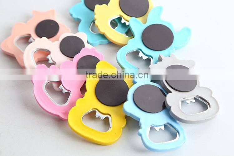 Hot Sale Custom Promotional Cheap Price PVC Keychain Beer Bottle Opener Fridge Magnet