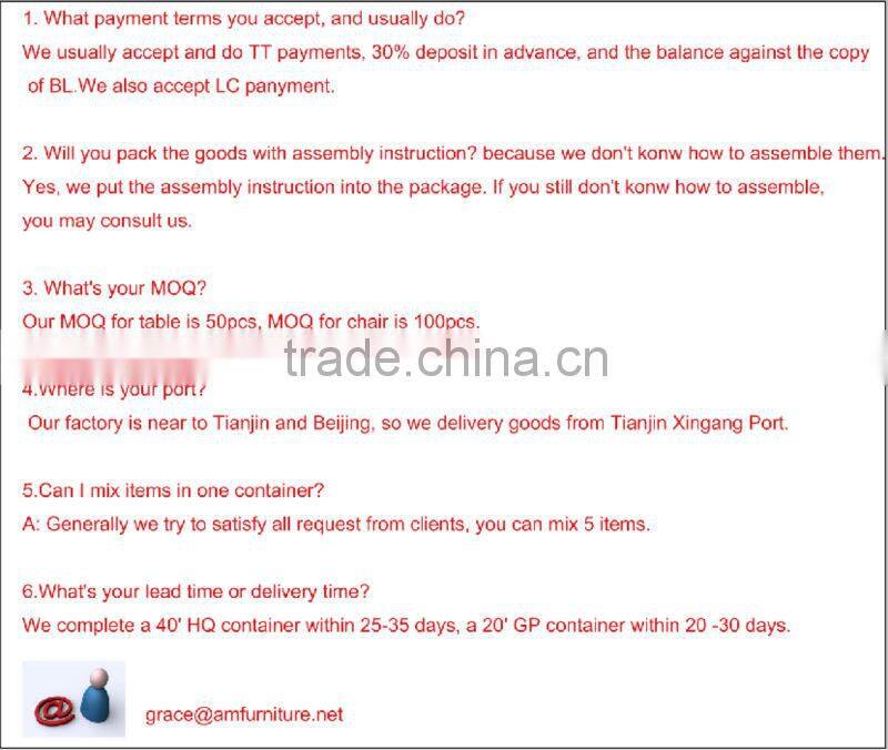 NEW DESIGN! outdoor furniture weather resistance stackable outdoor wood table