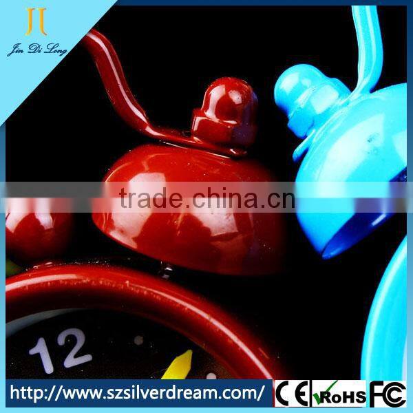 2014 China factory direct bedside cartoon kids digital alarm clock hands