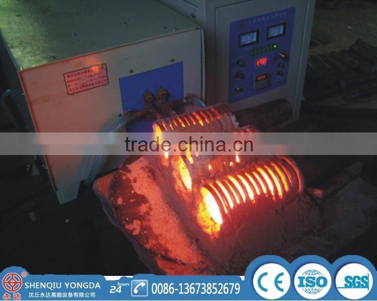 Factory price high frequency 45KW IGBT induction heating rod forging