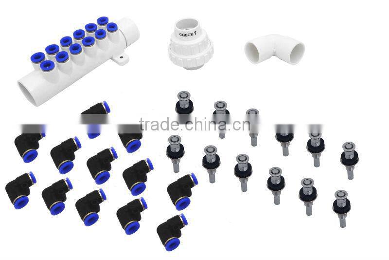 60-19 spa brass air jet , air bath massage pool nozzle