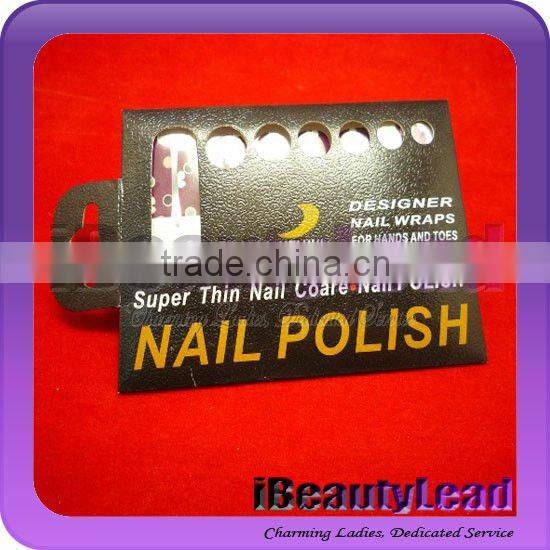 super thin nail sticker with different designs