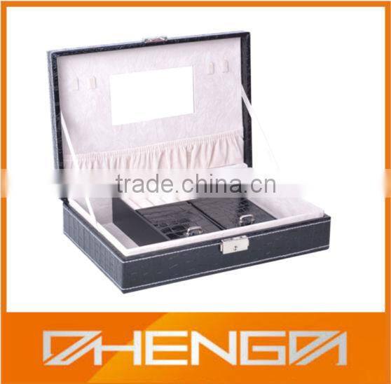 Guangzhou Zhengda Packing Factory Customized Wood Jewelry Box Wooden Jewellery Boxes Jewel Packing Box (ZDS-N001)