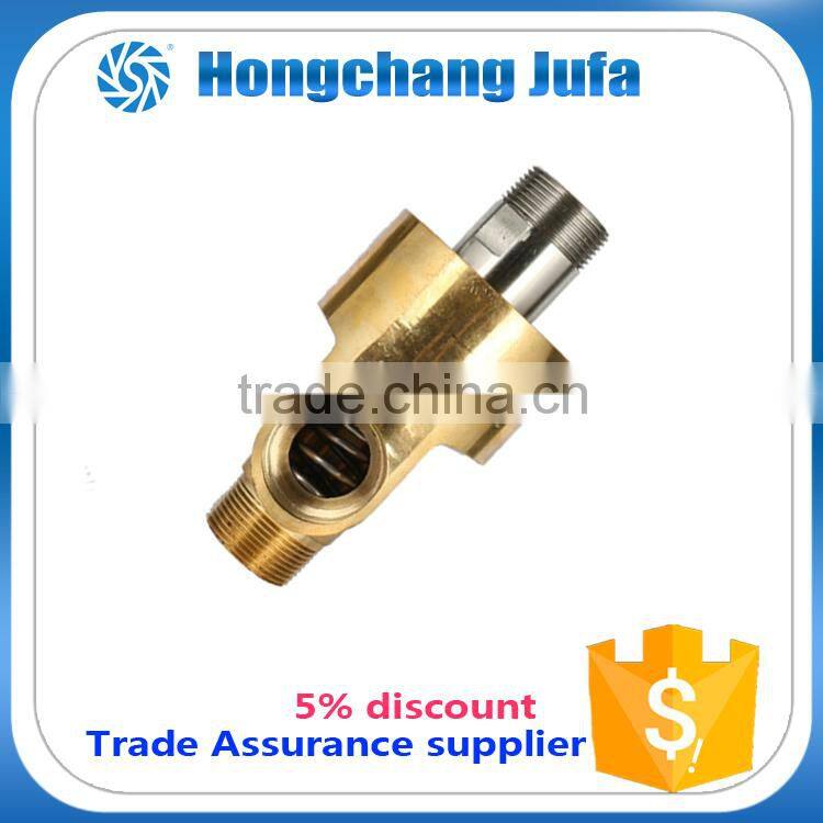 32A double ways water pipe joints rotating connector hydraulic rotary joints