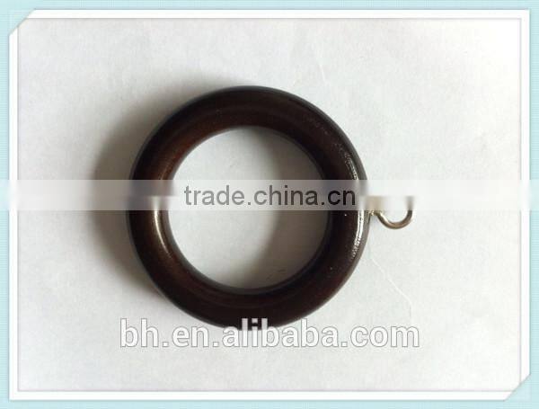 Wholesale Wooden Curtain Rings,Curtain O Ring,Dark Bronze Wooden Ring